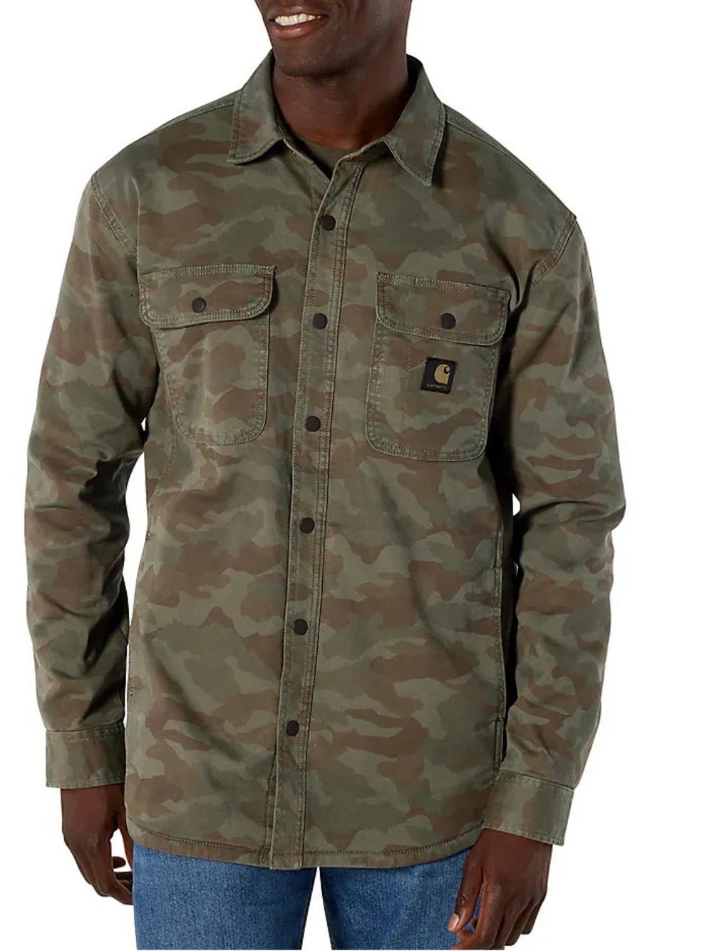 CARHARTT WINDHAM SHIRT JACKET ARMY FREEN CAMO - 2XL